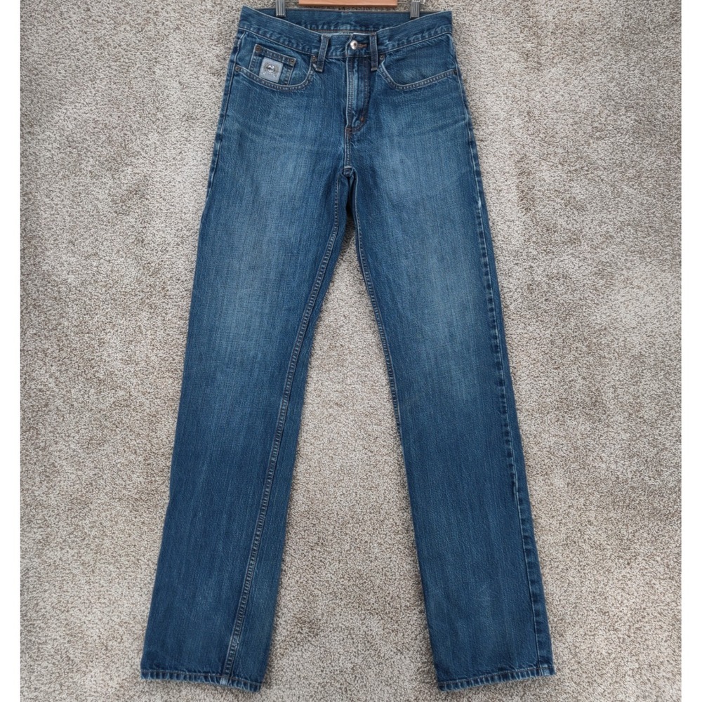 Cinch Silver Label Jeans Mens 30x38 Slim Straight MB98034 Western Rodeo Workwear